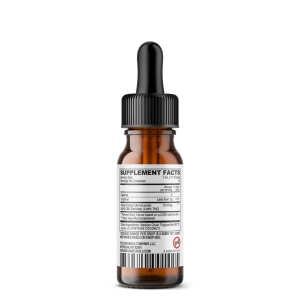 CBD Oil - No THC Broad Spectrum Formula - Pocket Size 250MG Bottle Facts Label