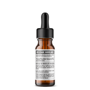 CBD Oil - No THC Broad Spectrum Formula - Pocket Size 250MG Usage Guidelines