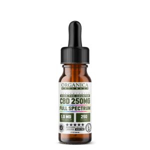 Pocket Size CBD Oil - Concentrated Full Spectrum 250 MG Tincture Bottle