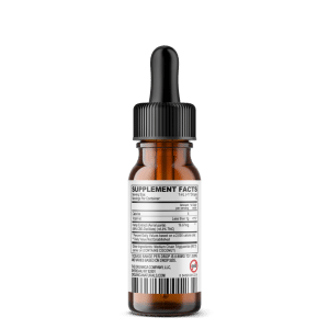 Pocket Size CBD Oil - Concentrated Full Spectrum 250 MG Bottle Facts Label