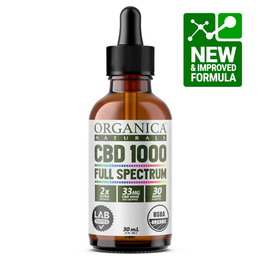 1000mg Full Spectrum Ultra Concentrated CBD Oil Tincture